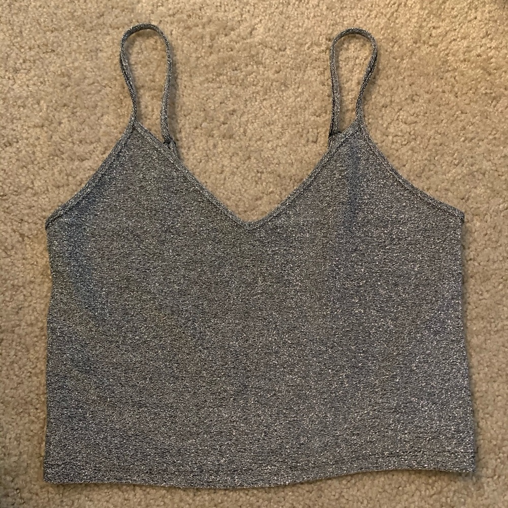 Forever 21 metallic tank